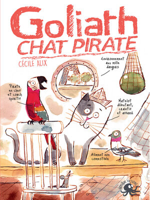 cover image of Goliath, chat pirate--Lecture roman jeunesse humour--Dès 8 ans